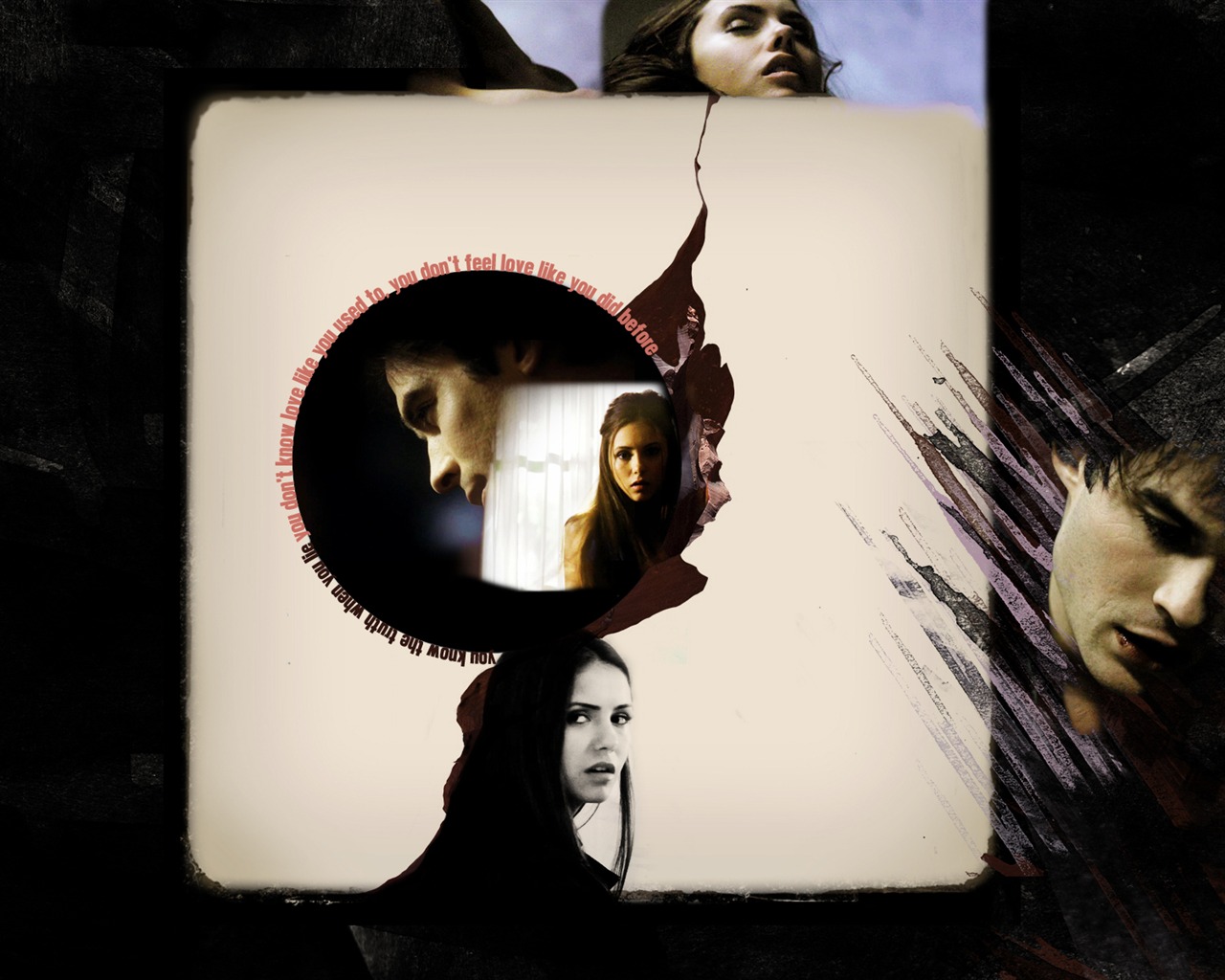 The Vampire Diaries Tapete #15 - 1280x1024