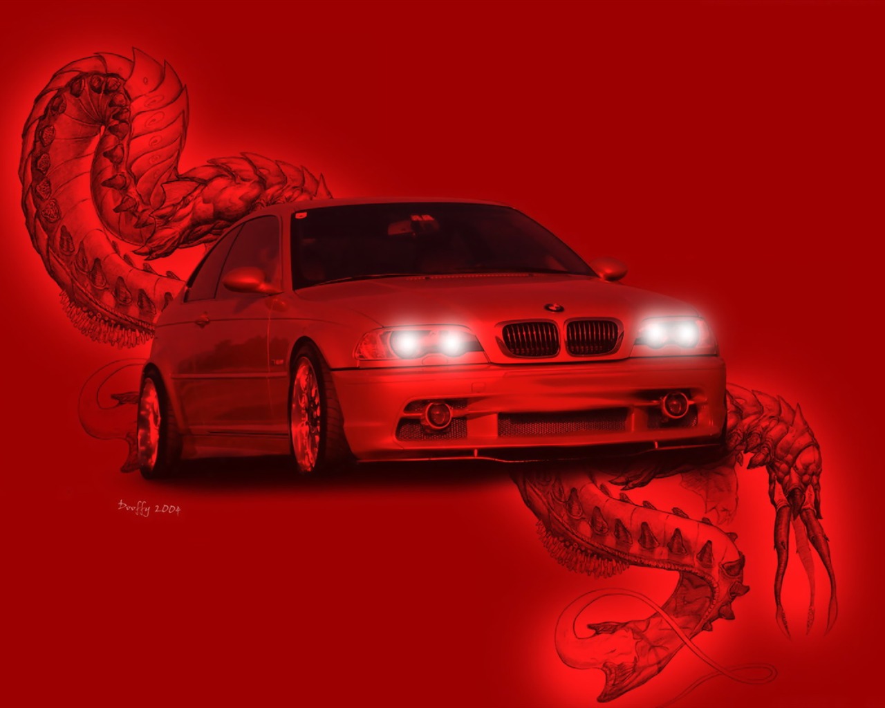 烈火跑車高清壁紙 #22 - 1280x1024