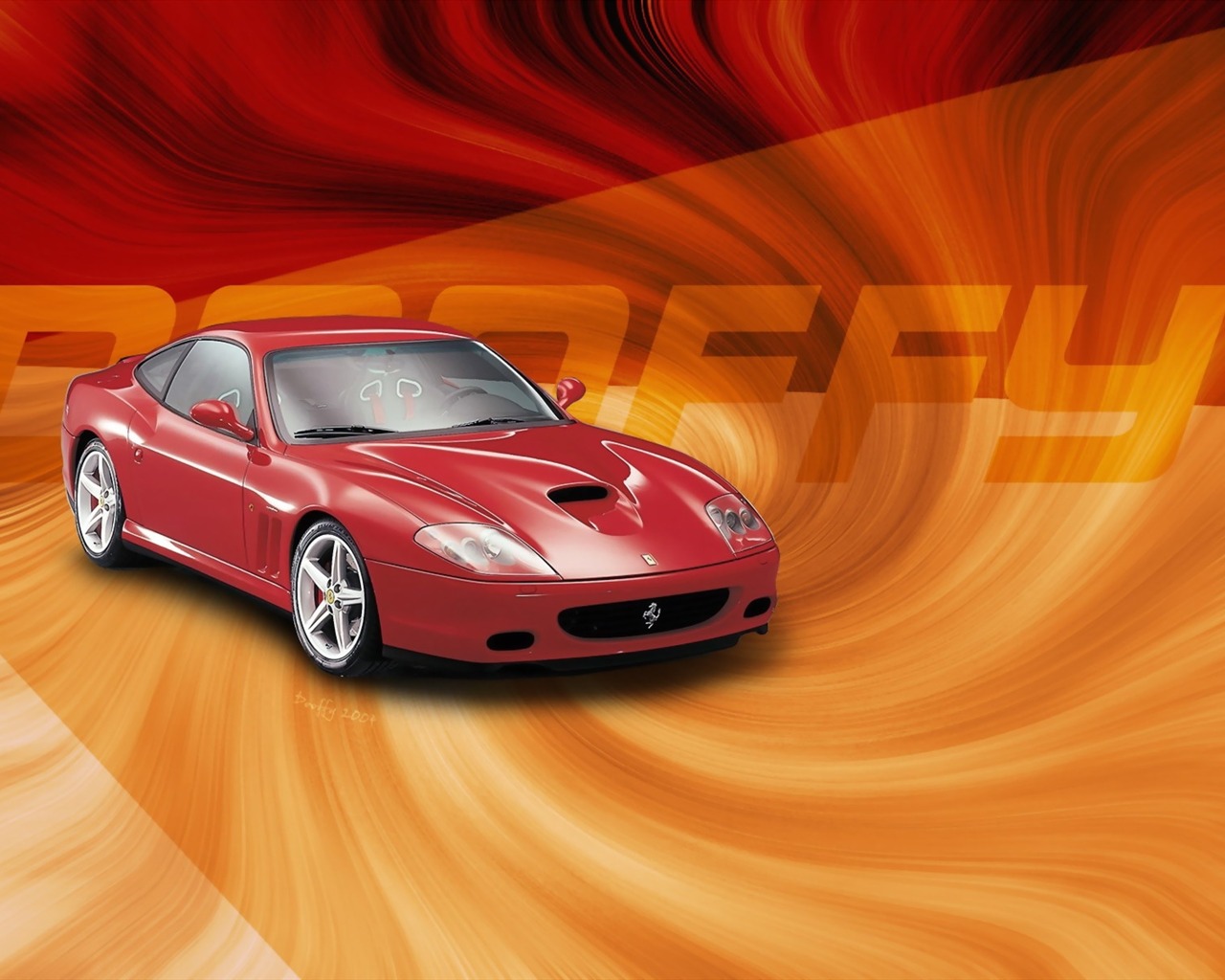 烈火跑車高清壁紙 #31 - 1280x1024