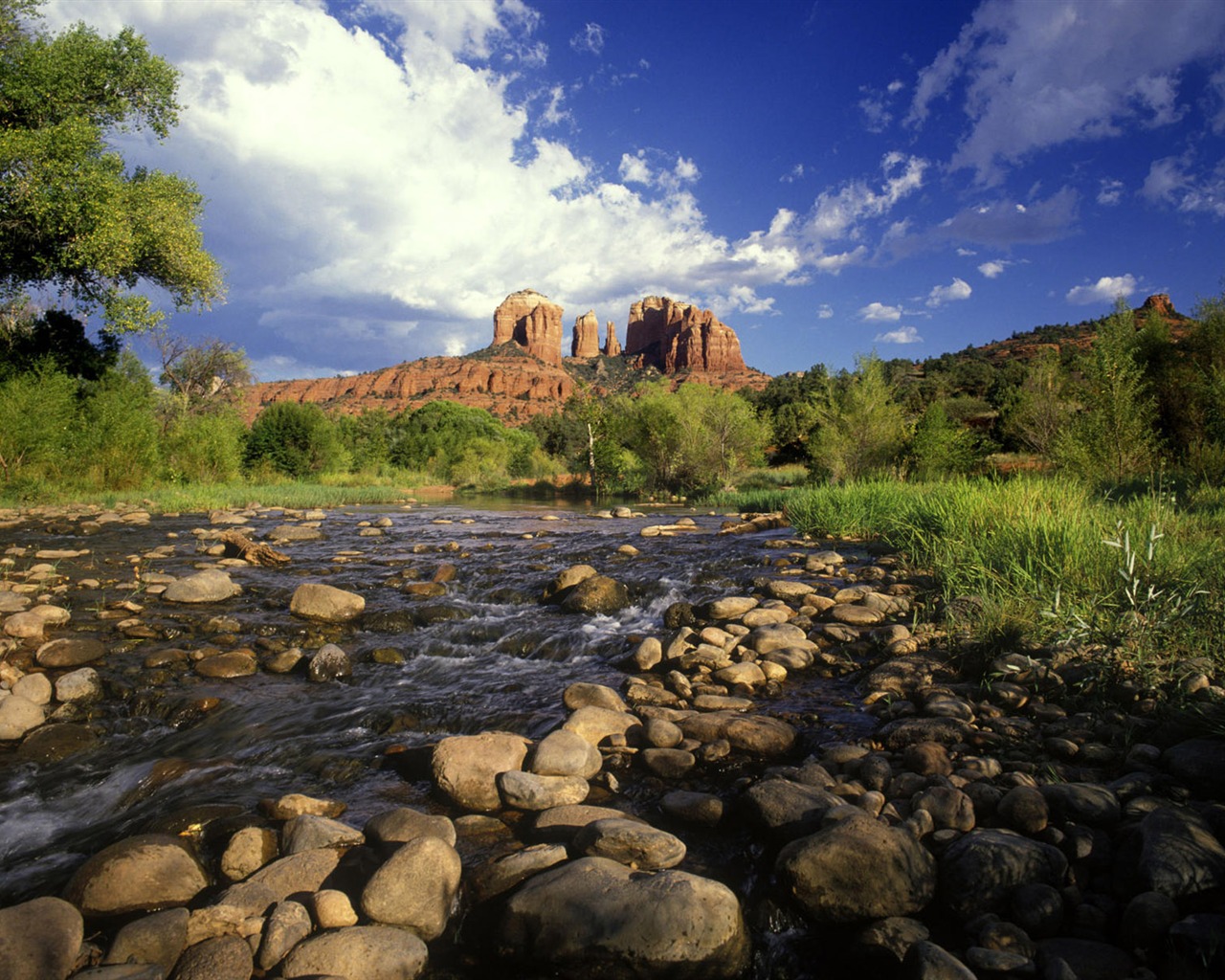 Four Seasons Landscape wallpaper (1) #16 - 1280x1024