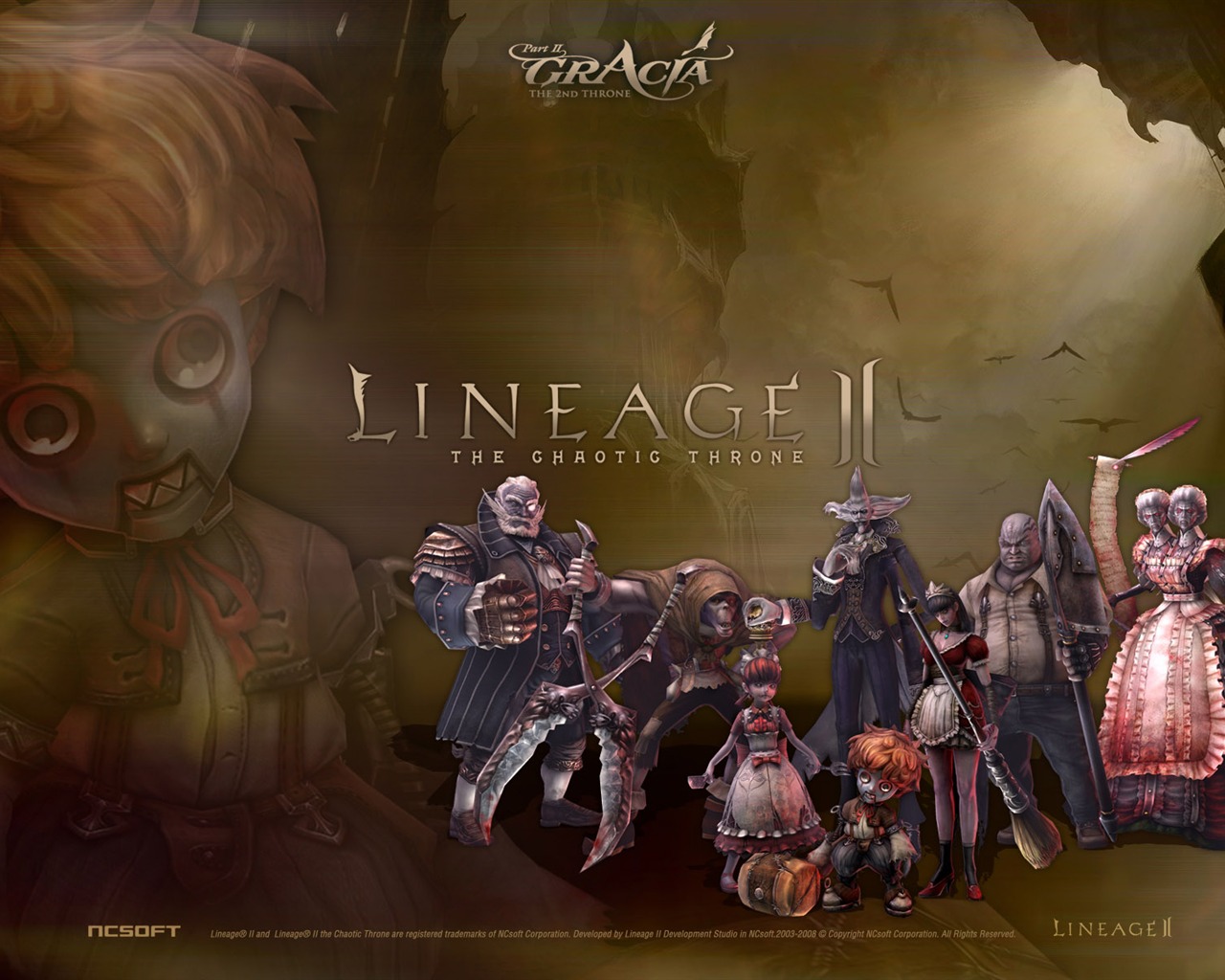 LINEAGE Ⅱ modeling HD gaming wallpapers #20 - 1280x1024