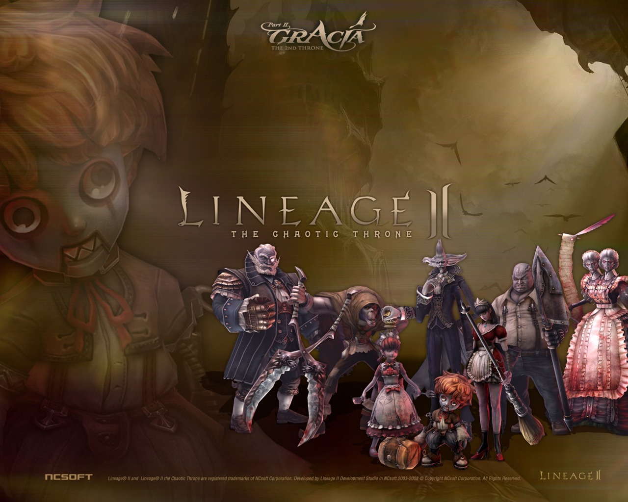 LINEAGE Ⅱ 游戏造型 高清壁纸20 - 1280x1024