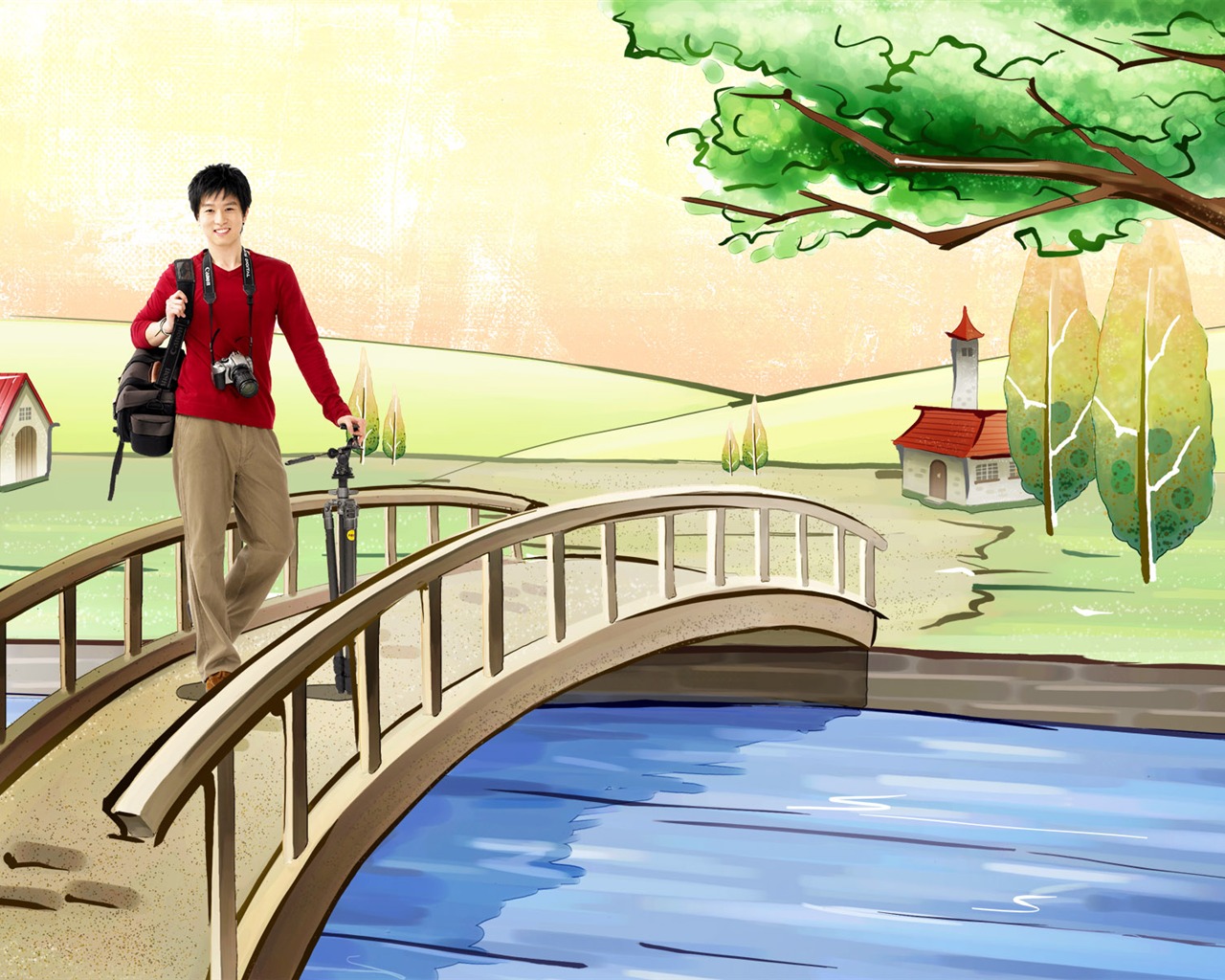 Synthetic characters wallpaper (2) #13 - 1280x1024