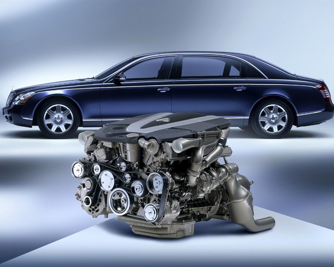 Maybach luxusní vozy wallpaper #29 - 1280x1024