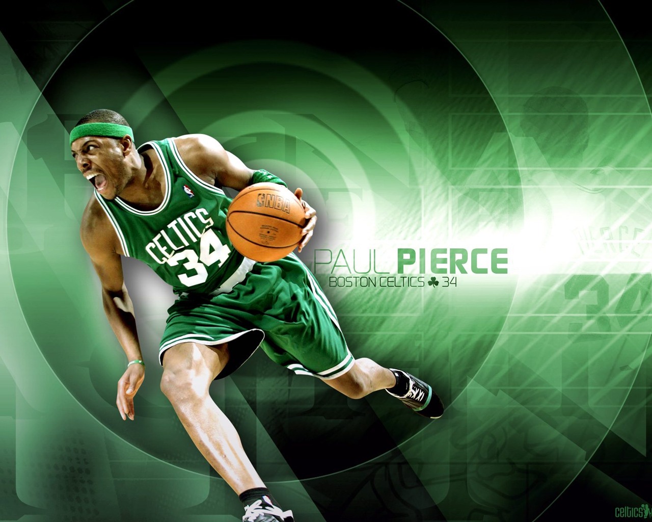 Boston Celtics Official Wallpaper #3 - 1280x1024