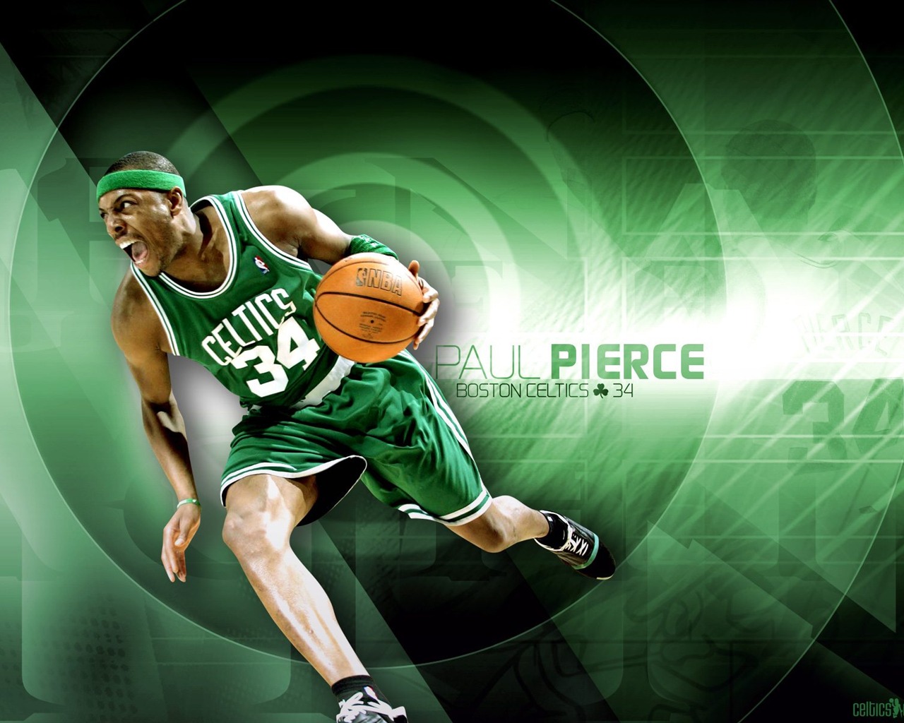 Boston Celtics Oficiální Wallpaper #3 - 1280x1024