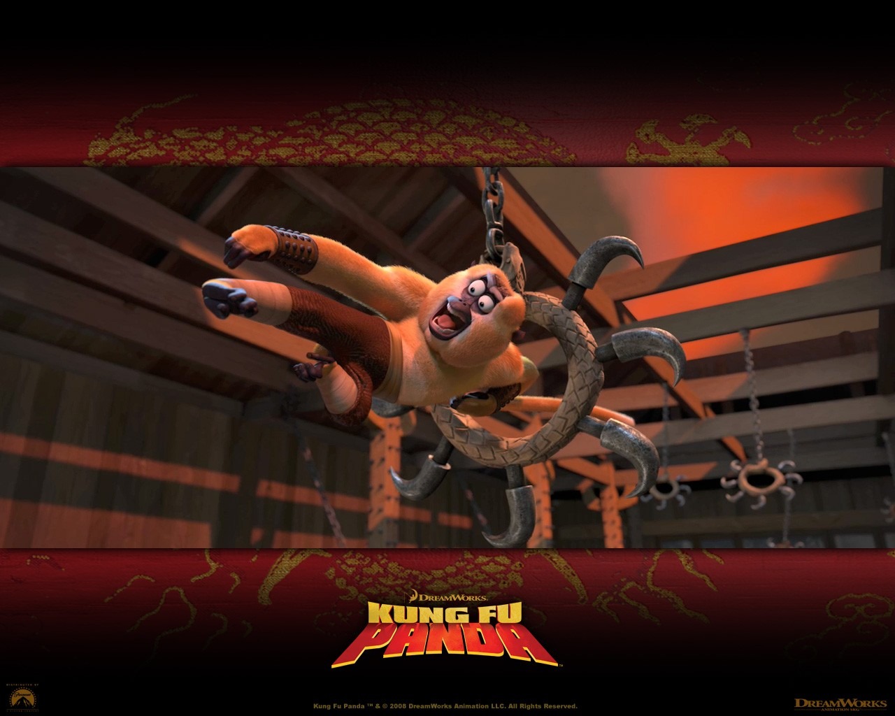 3D-Animation Kung Fu Panda Tapete #14 - 1280x1024