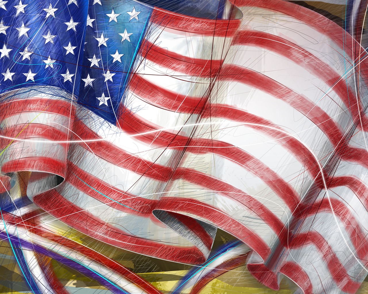 美国独立日主题壁纸17 - 1280x1024