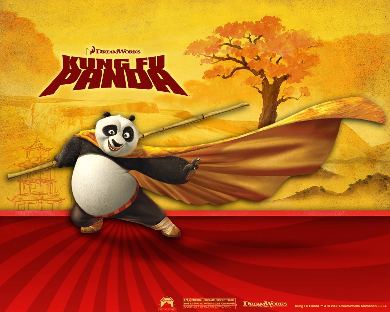 3D animace Kung Fu Panda wallpaper #1 - 1280x1024