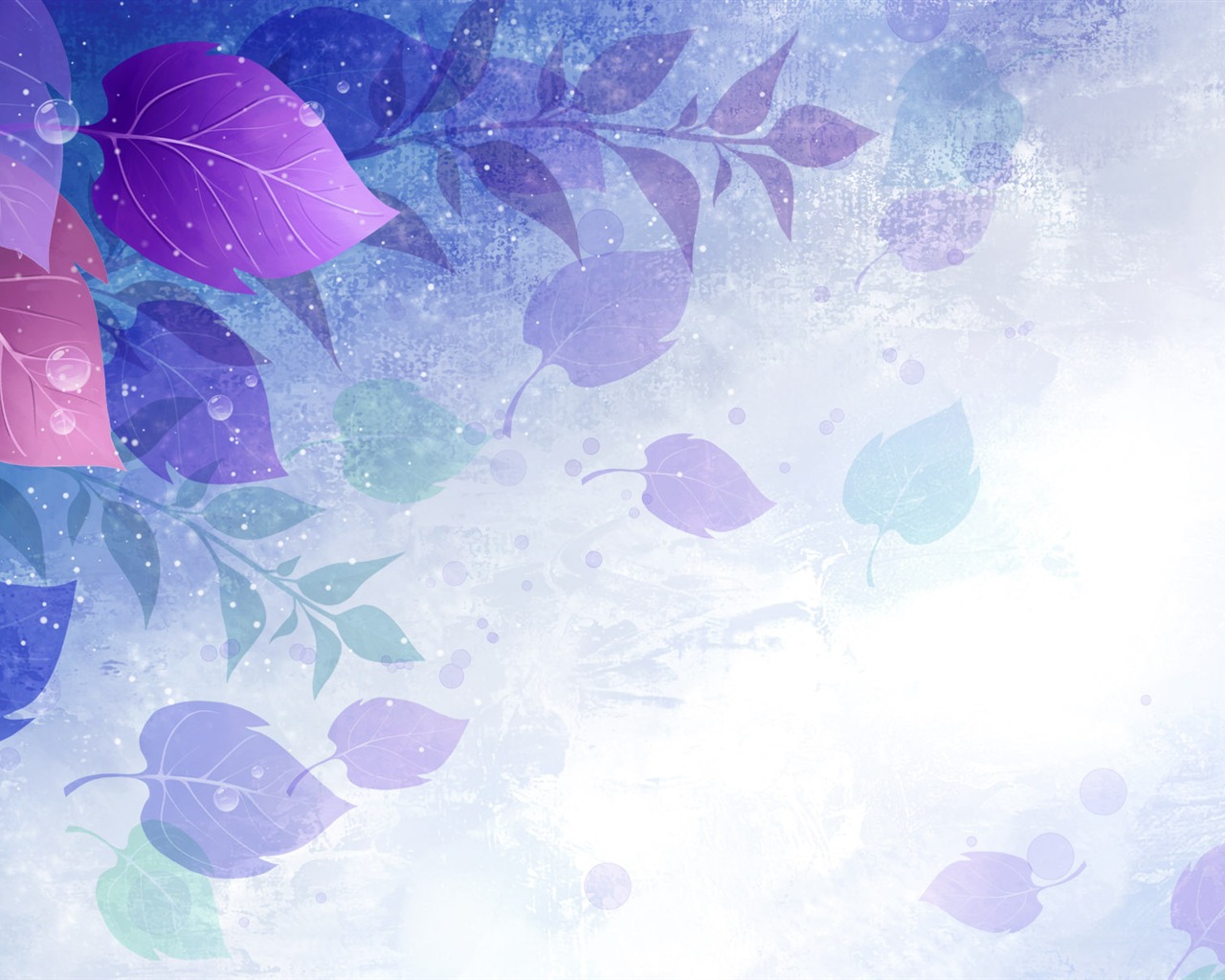 Syntetické Wallpaper barevné květiny #2 - 1280x1024