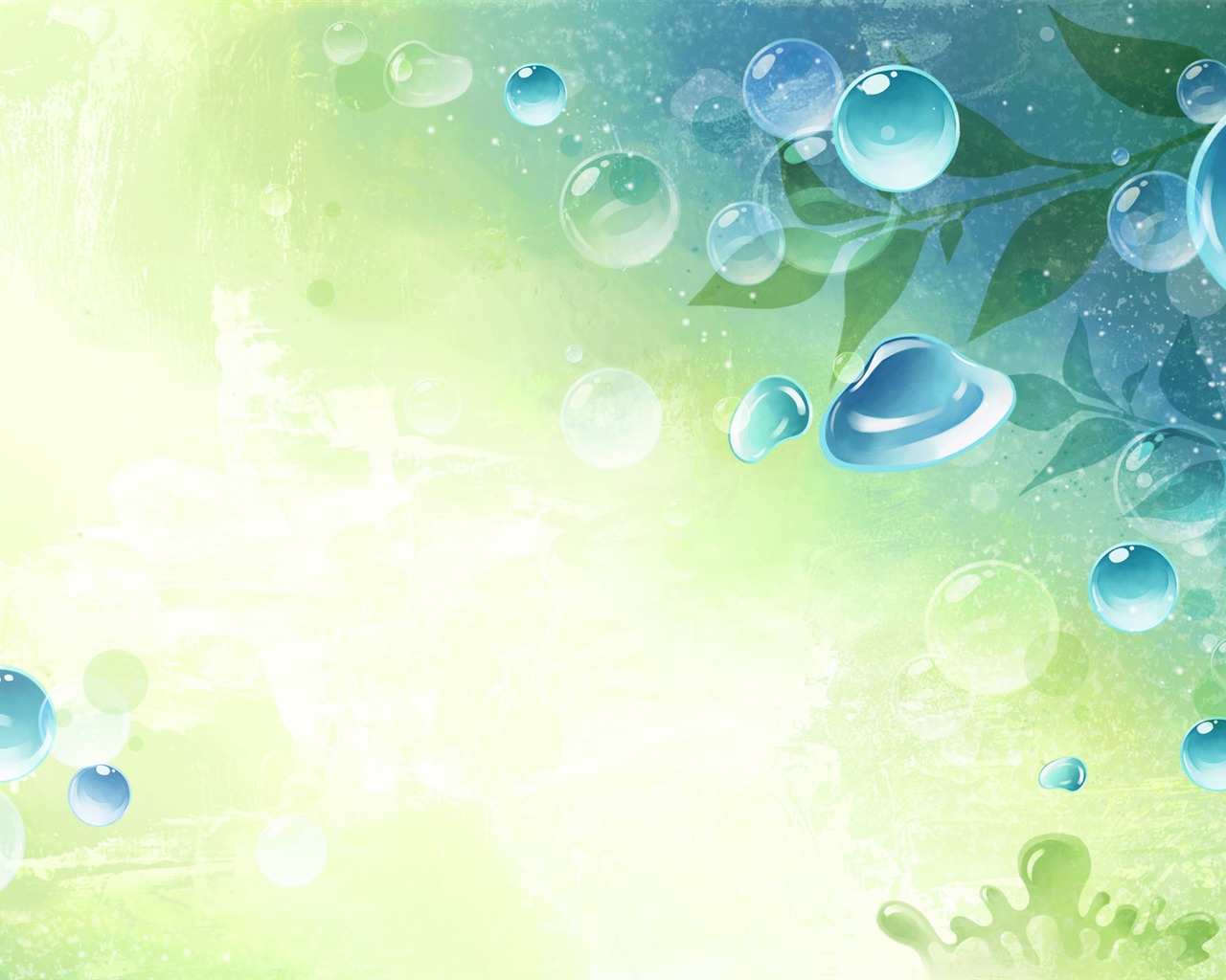 Syntetické Wallpaper barevné květiny #5 - 1280x1024