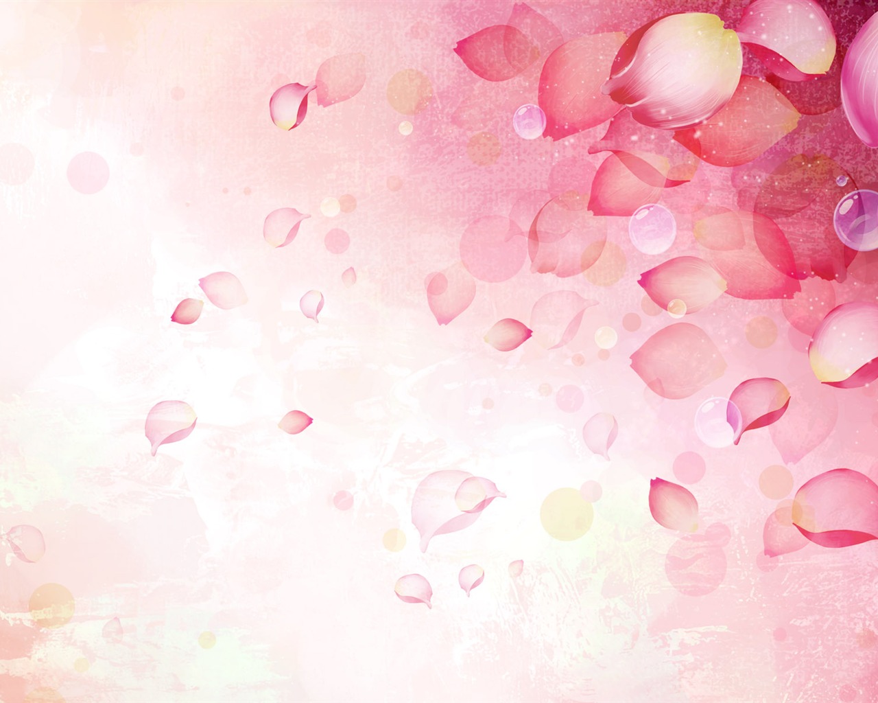 Synthetic Wallpaper Colorful Flower #10 - 1280x1024