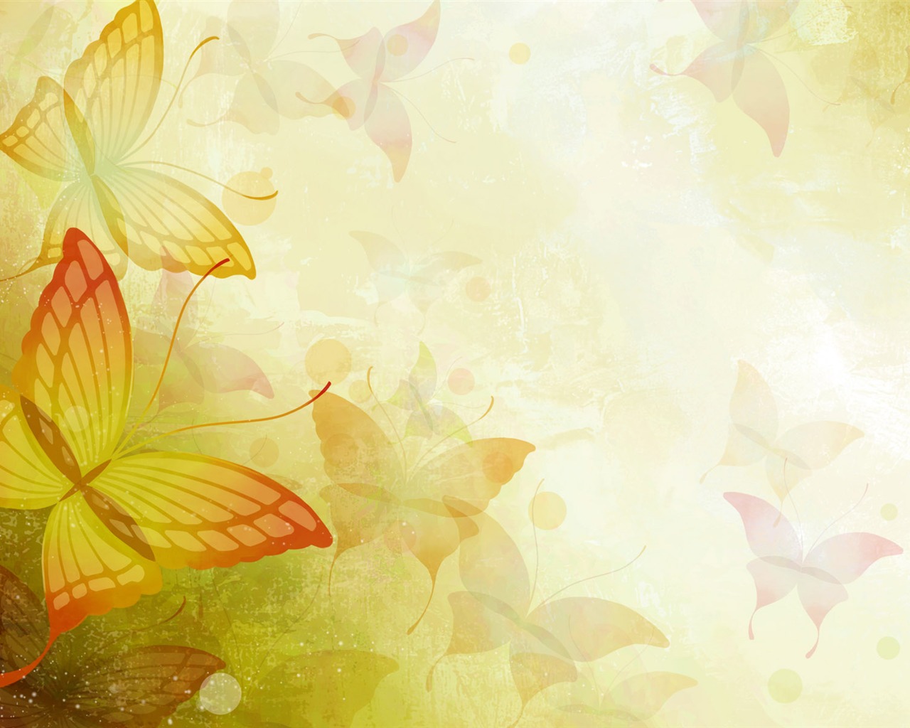 Syntetické Wallpaper barevné květiny #11 - 1280x1024