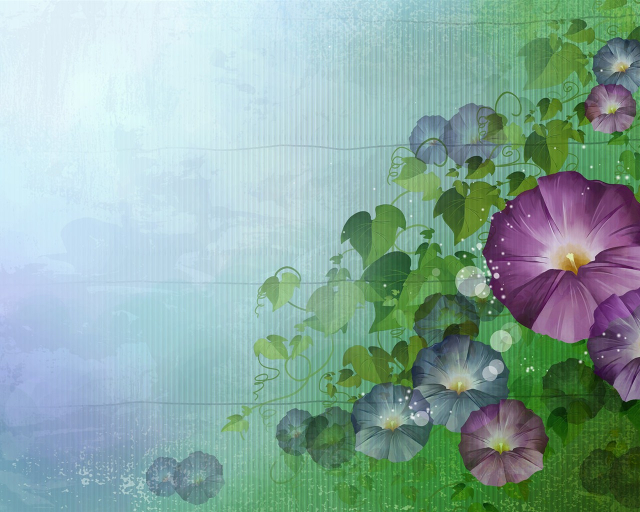 Synthetic Wallpaper Colorful Flower #21 - 1280x1024