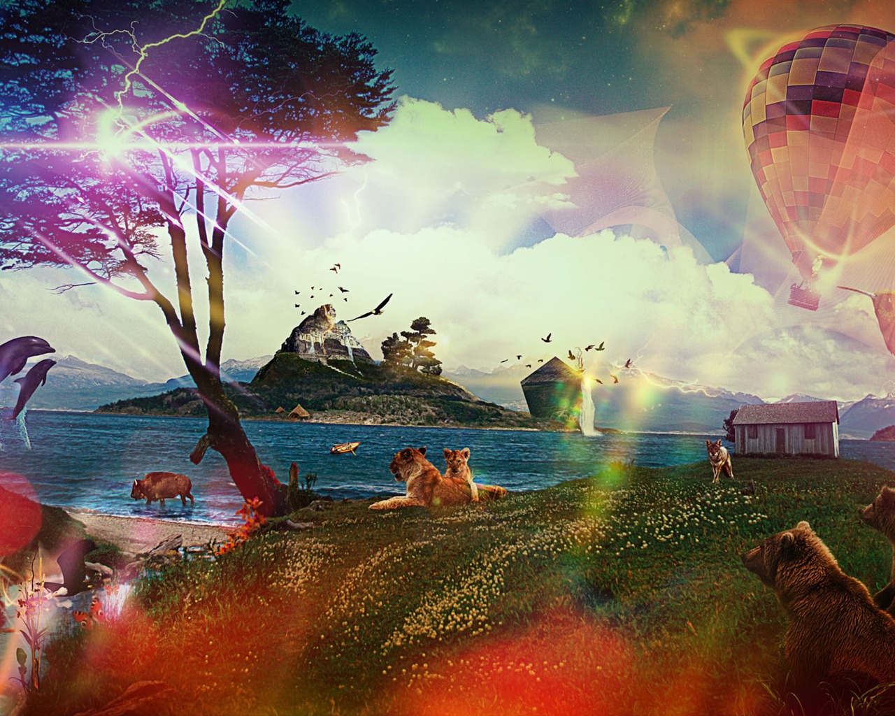 New Creative Design Wallpaper #14 - 1280x1024