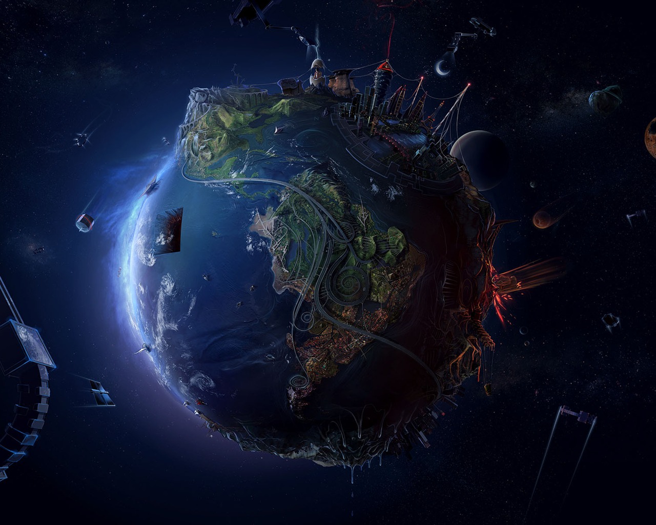 New Creative Design Wallpaper #28 - 1280x1024