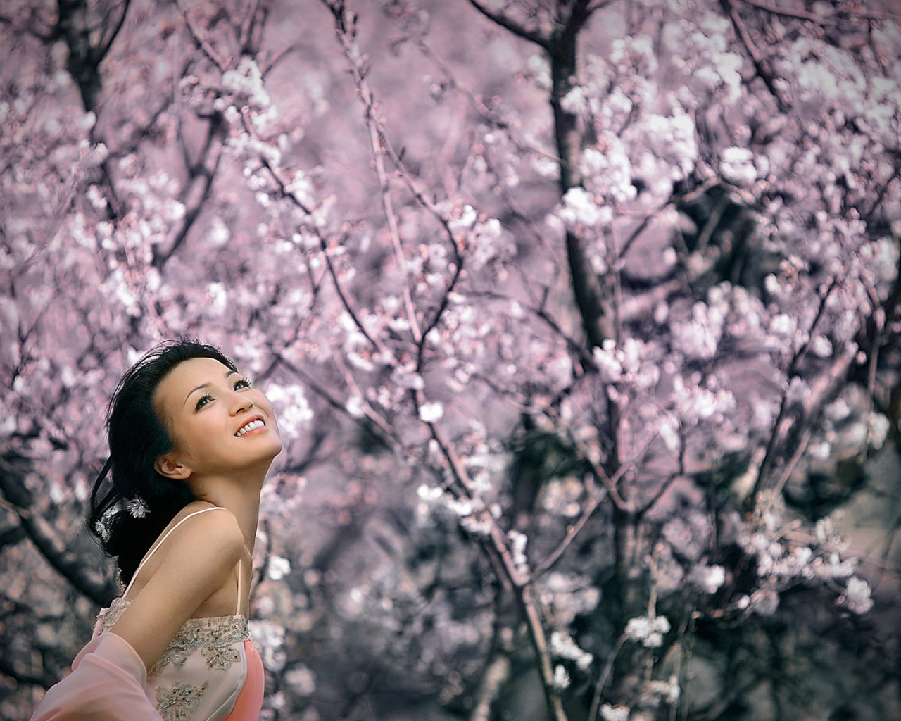 Beautiful pure bride wallpaper #2 - 1280x1024
