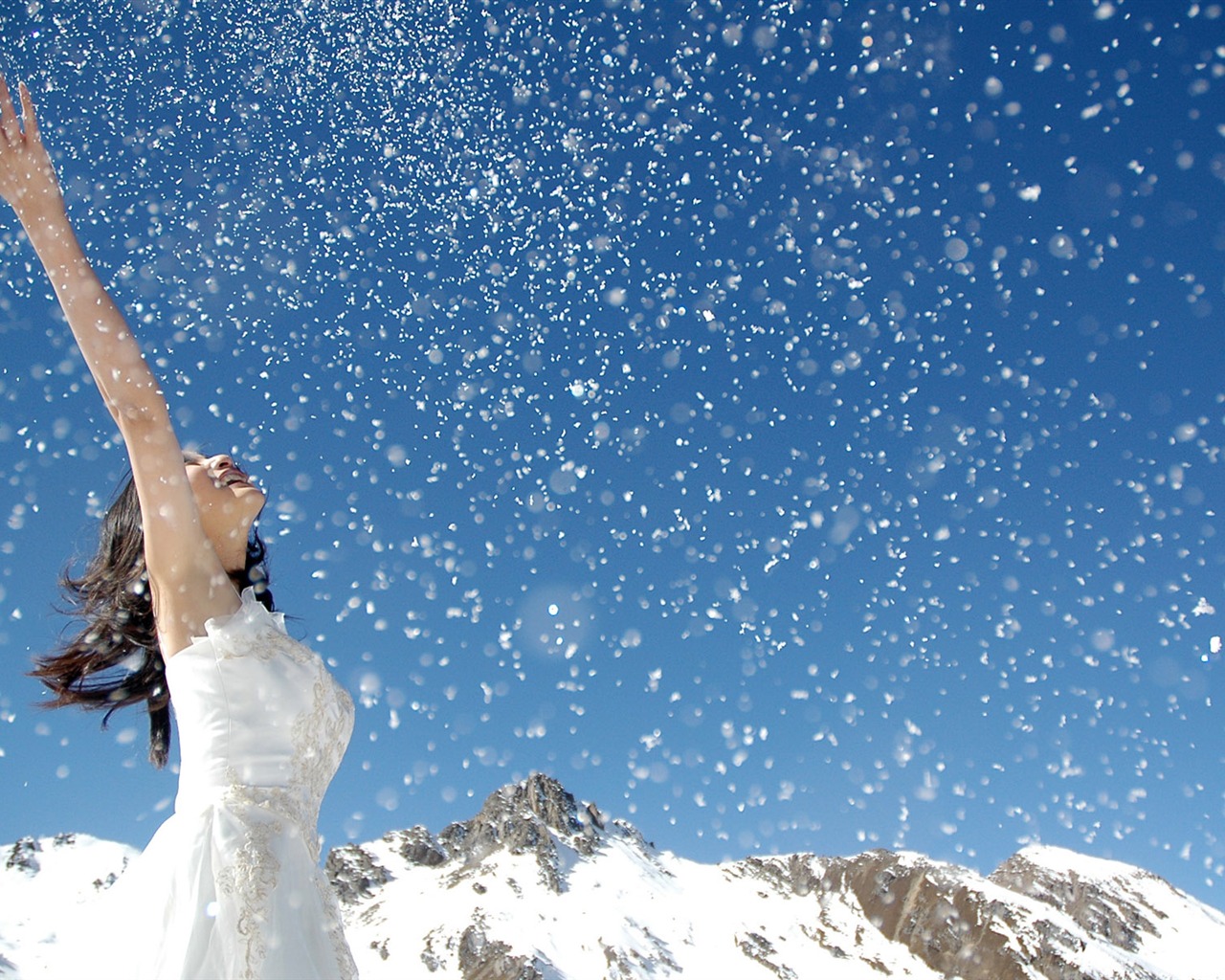 Beautiful pure bride wallpaper #8 - 1280x1024