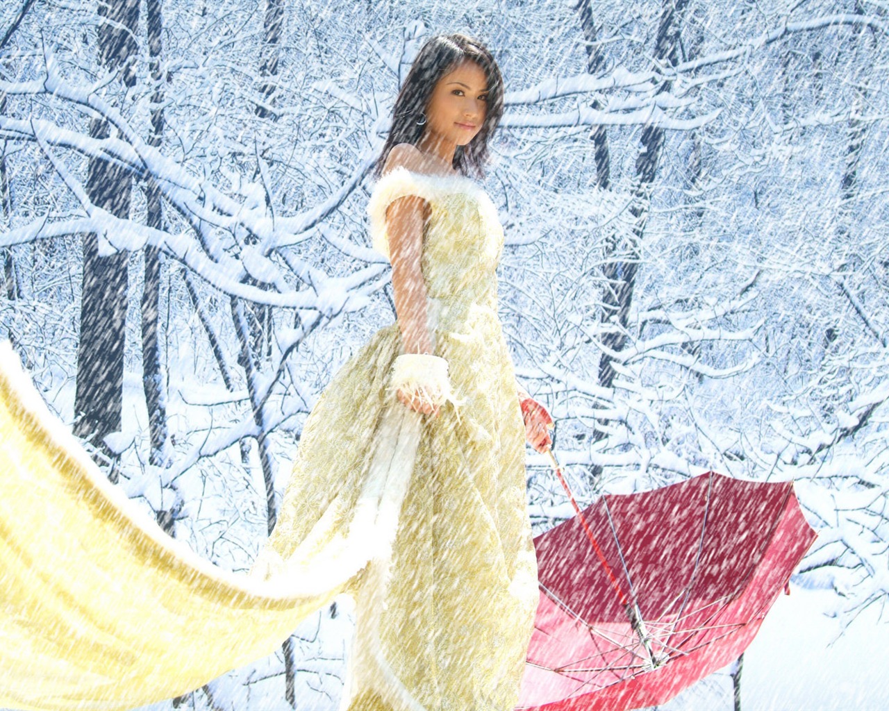 Beautiful pure bride wallpaper #19 - 1280x1024