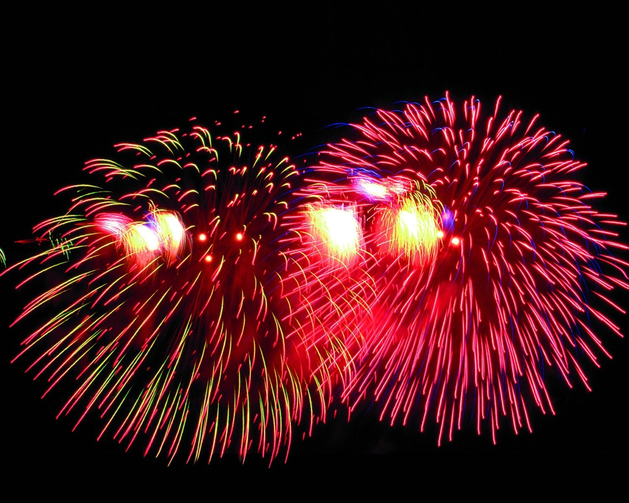 Festival ohňostroj wallpaper #5 - 1280x1024