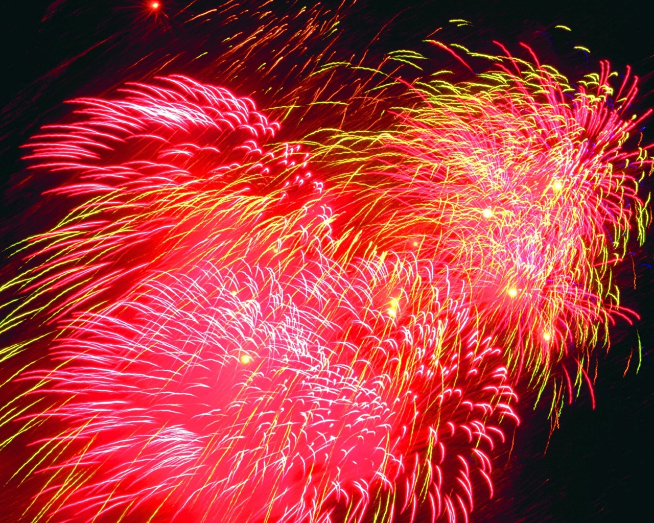 Festival ohňostroj wallpaper #9 - 1280x1024