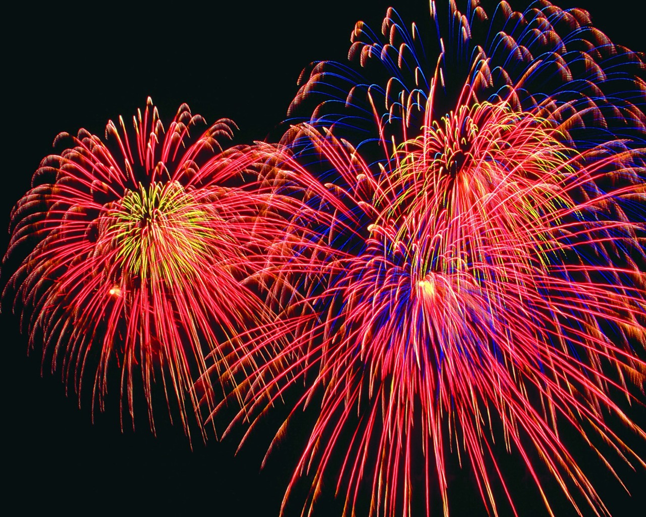 Festival fireworks display wallpaper #11 - 1280x1024