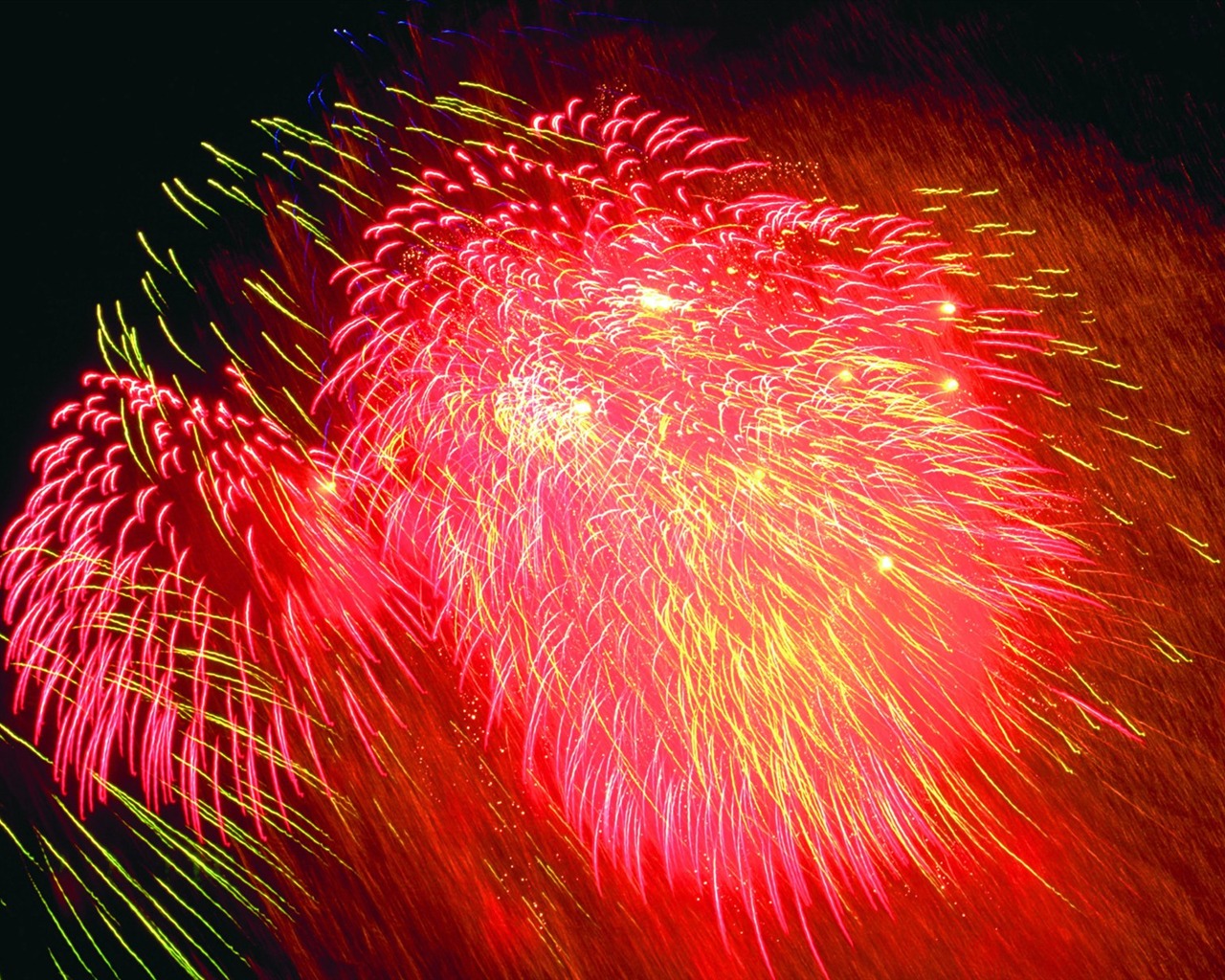 Festival ohňostroj wallpaper #13 - 1280x1024