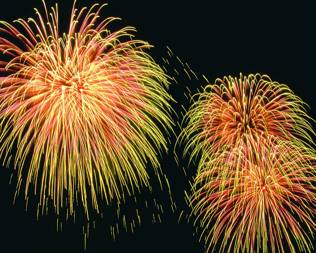 Festival fireworks display wallpaper #15 - 1280x1024