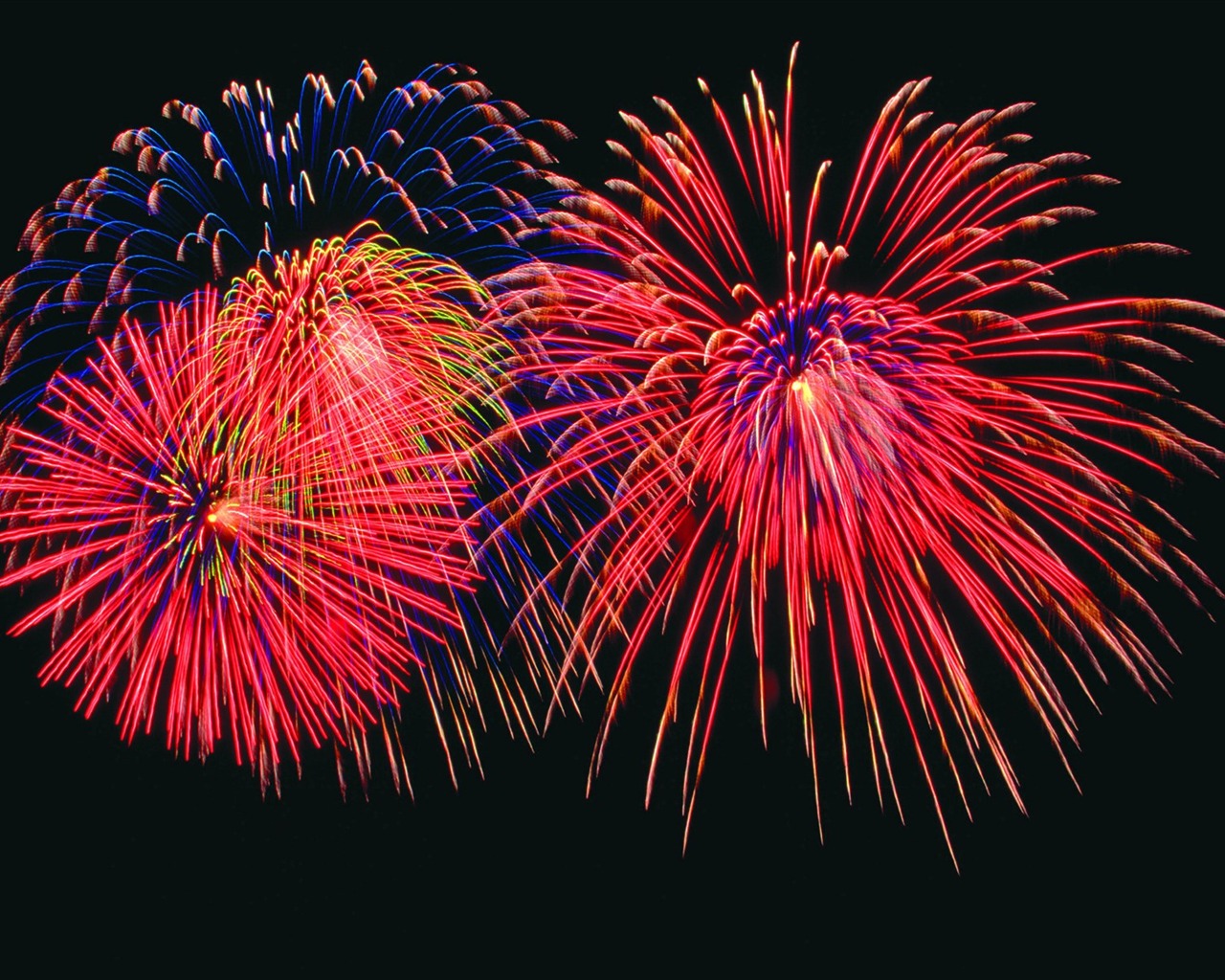 Festival fireworks display wallpaper #18 - 1280x1024