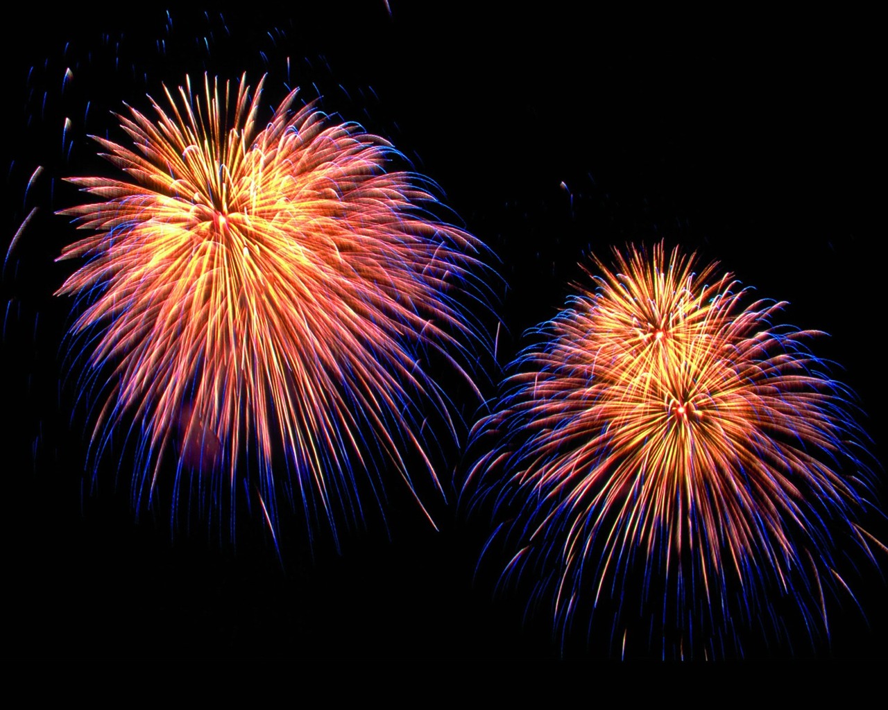 Festival de Fuegos Artificiales pantalla fondos de escritorio #19 - 1280x1024