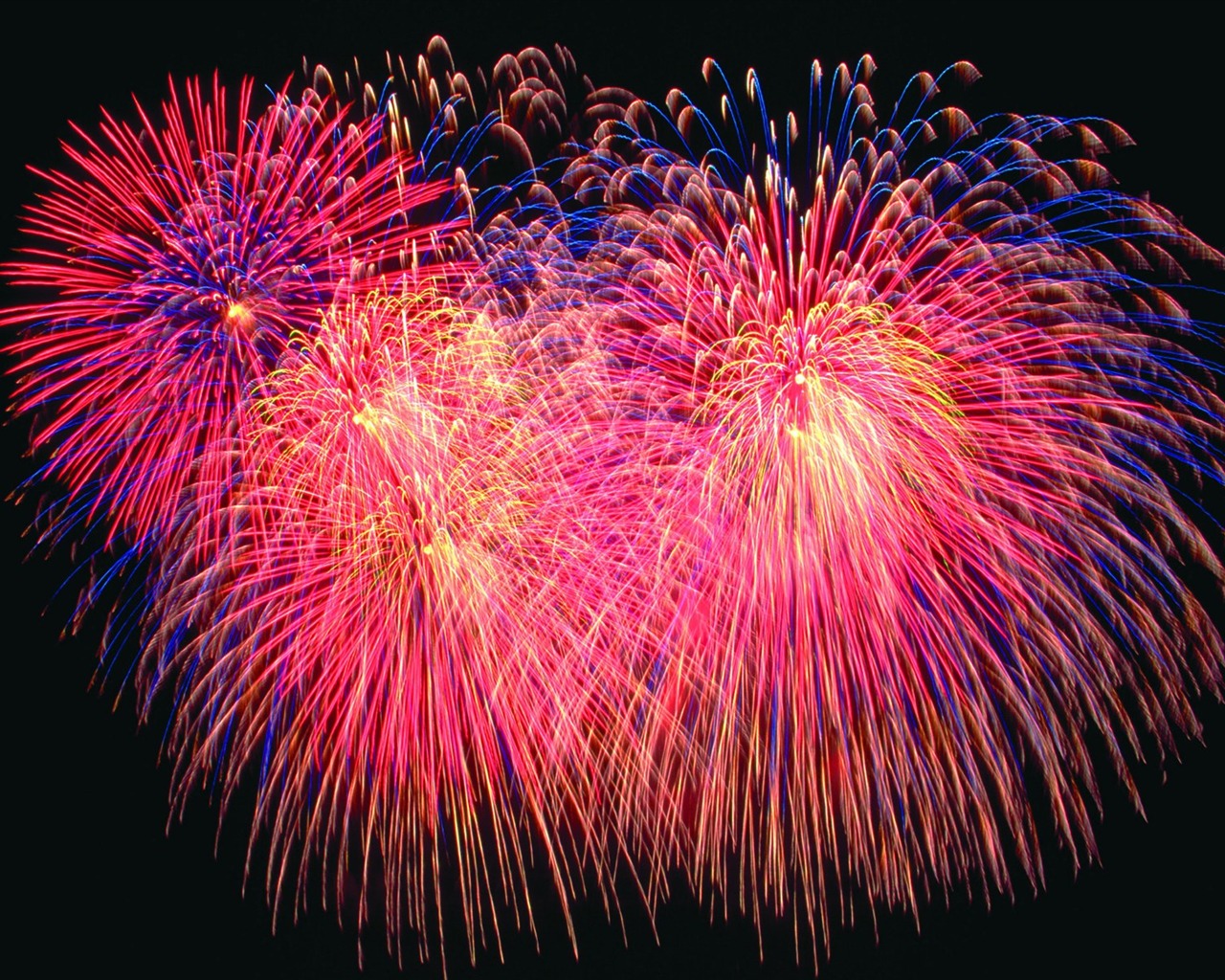 Festival fireworks display wallpaper #41 - 1280x1024