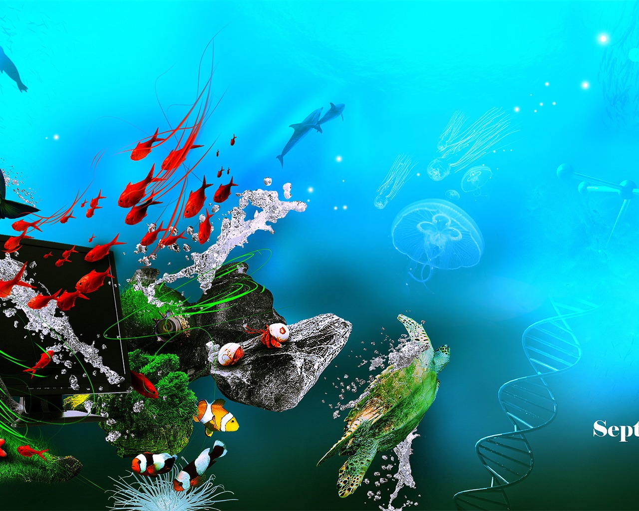 Individuality design wallpaper #1 - 1280x1024