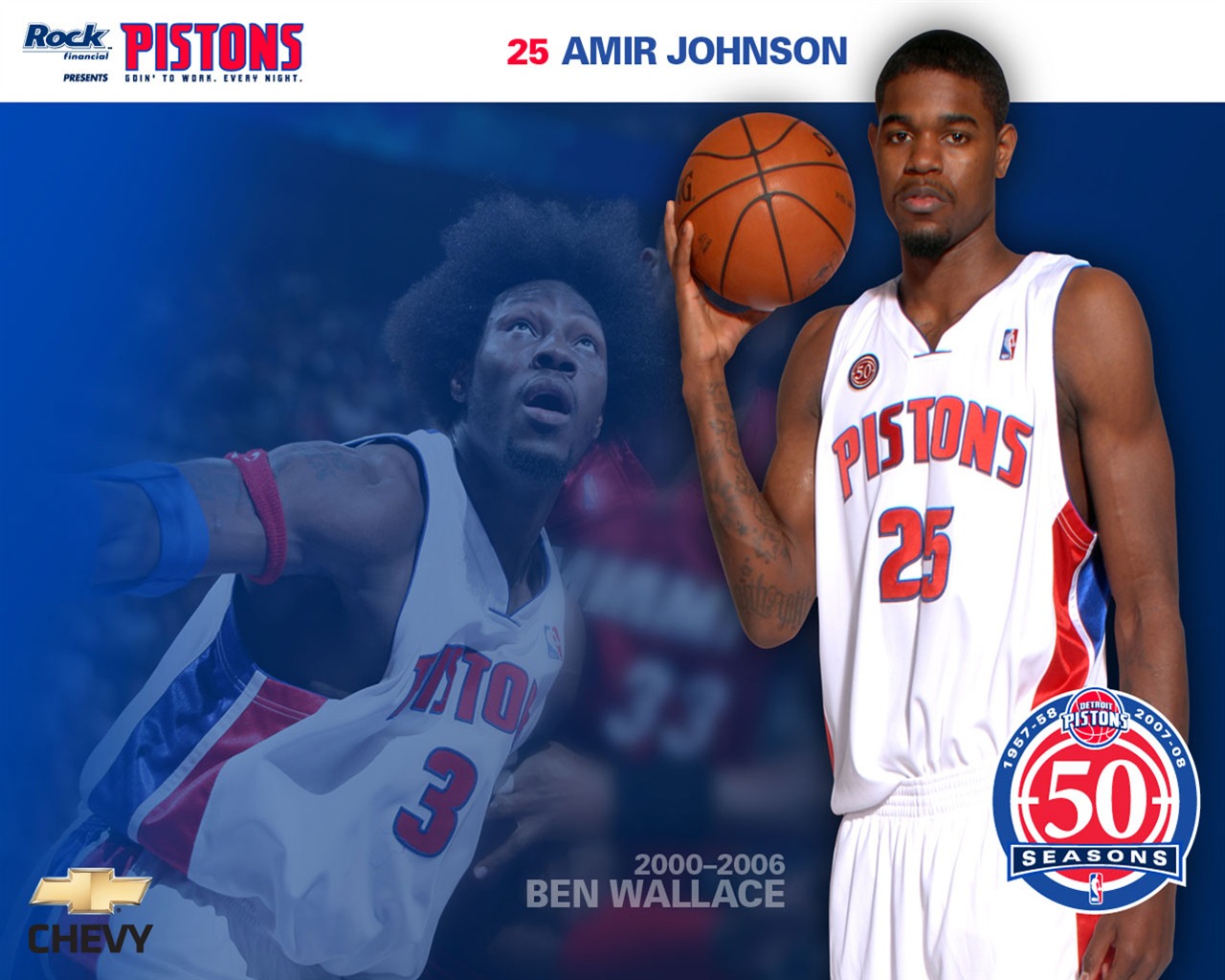 Detroit Pistons Offizielle Wallpaper #17 - 1280x1024