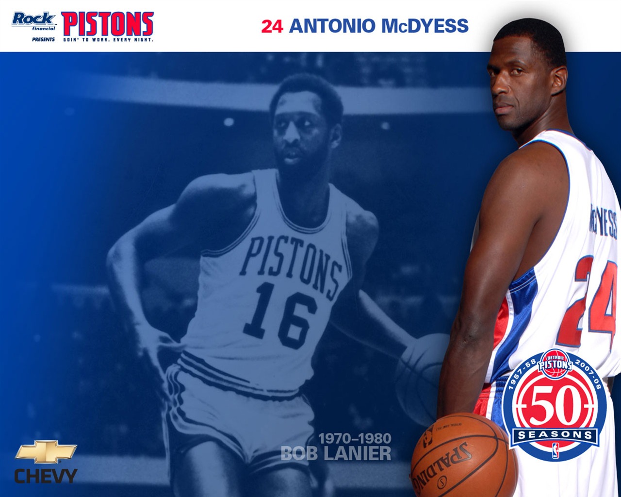 Detroit Pistons Offizielle Wallpaper #19 - 1280x1024