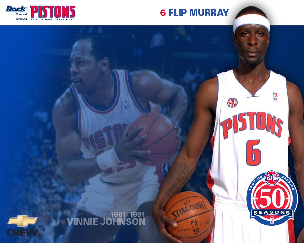 Detroit Pistons Offizielle Wallpaper #20 - 1280x1024