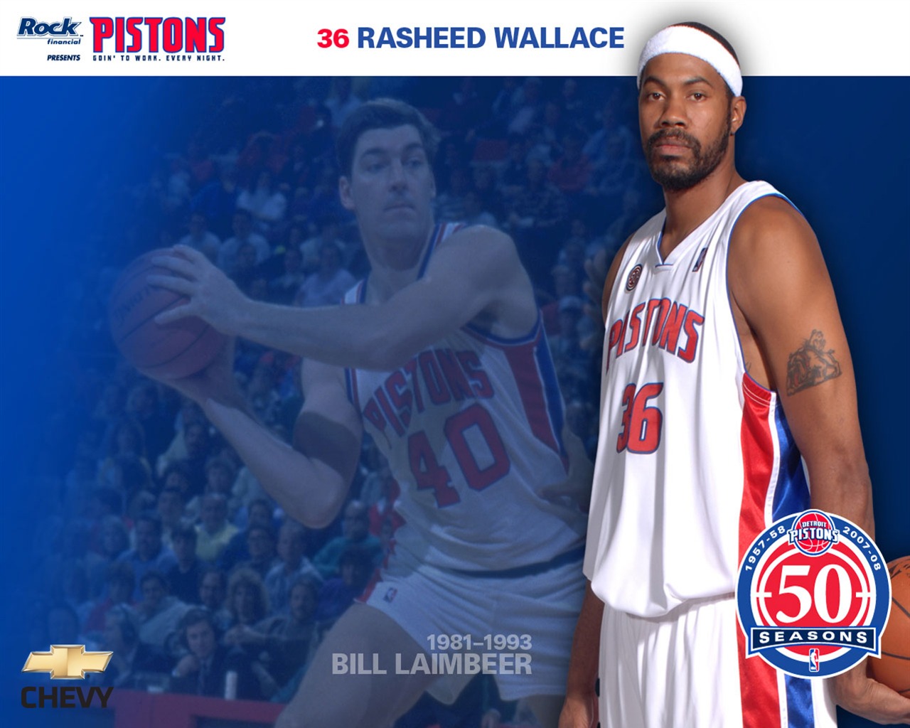 Detroit Pistons Offizielle Wallpaper #31 - 1280x1024