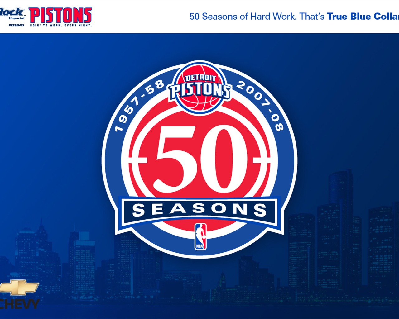 Detroit Pistons Official Wallpaper #32 - 1280x1024