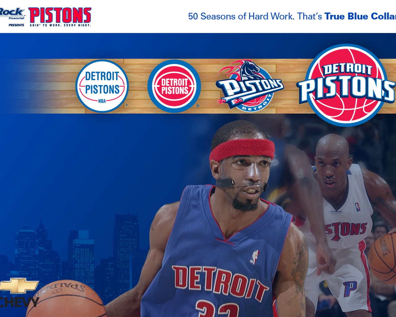Detroit Pistons Offizielle Wallpaper #34 - 1280x1024