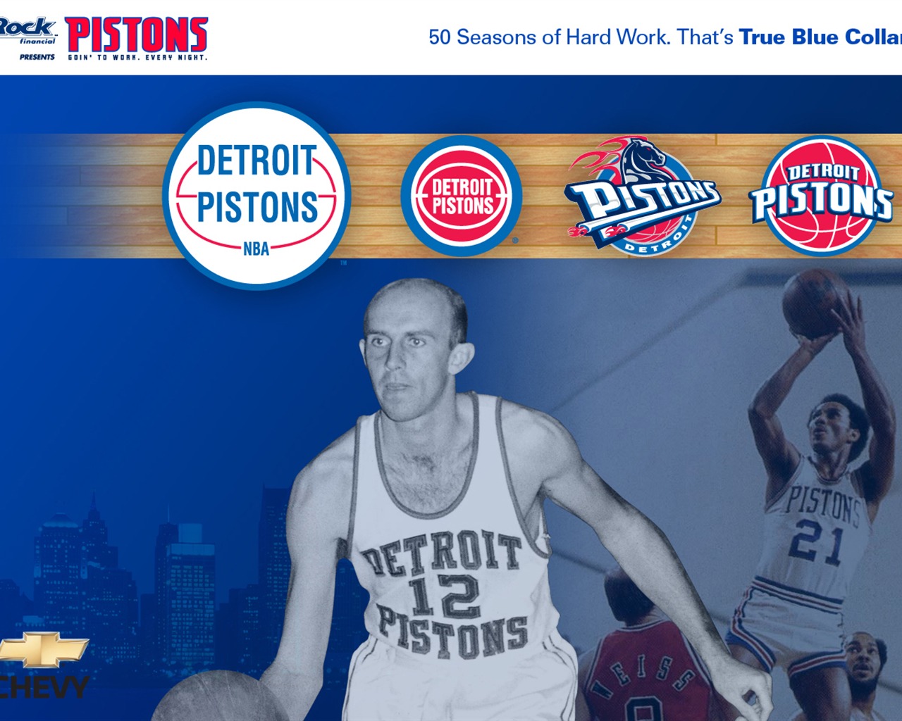 Detroit Pistons Oficiální Wallpaper #36 - 1280x1024