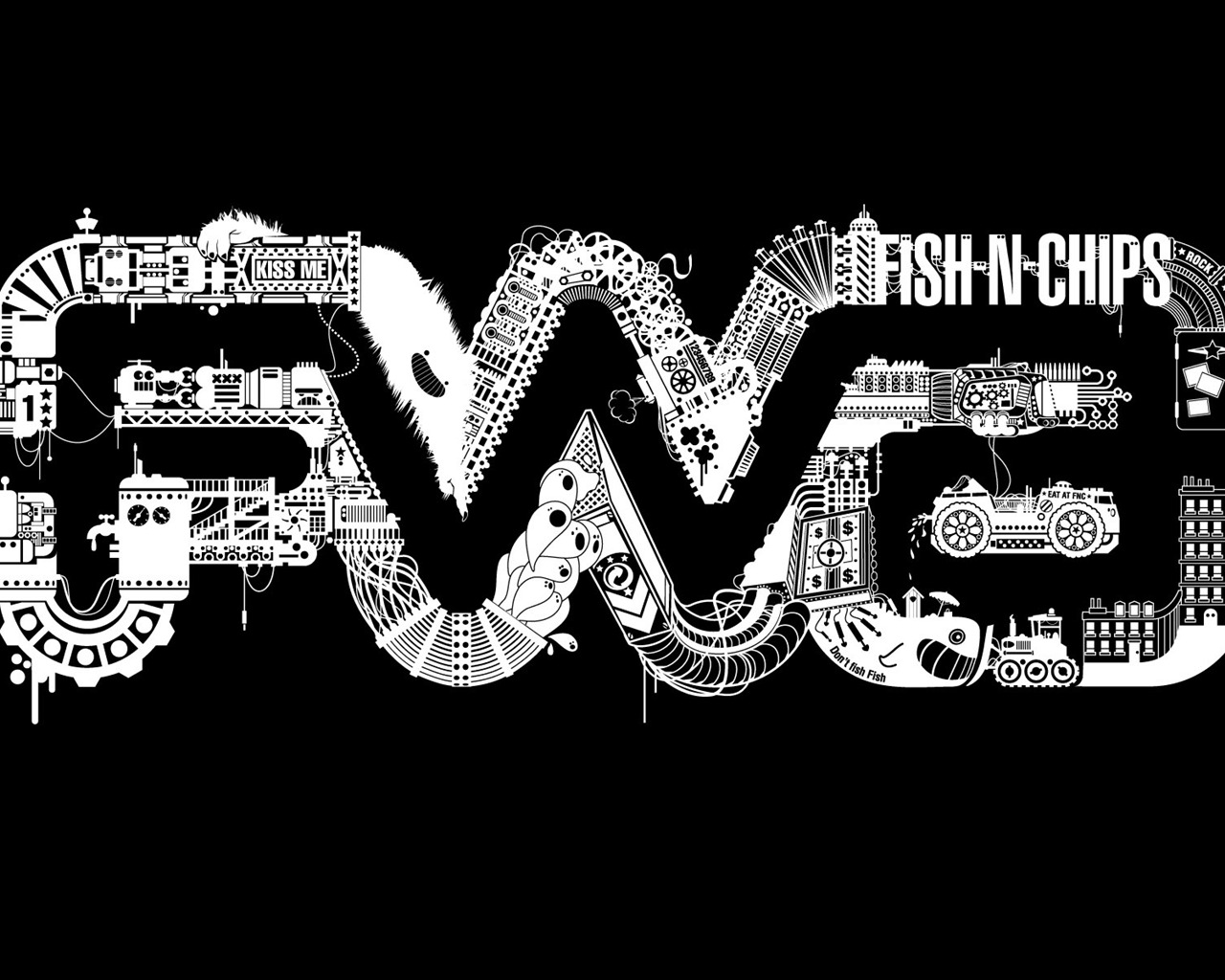 FWA黑色專輯壁紙 #26 - 1280x1024