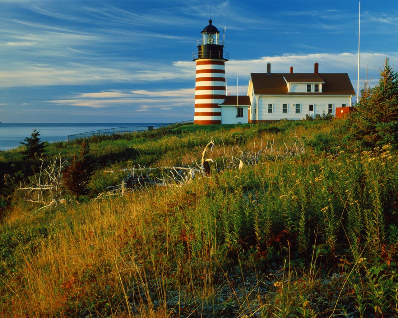 Pobřežní Lighthouse HD Wallpaper #5 - 1280x1024