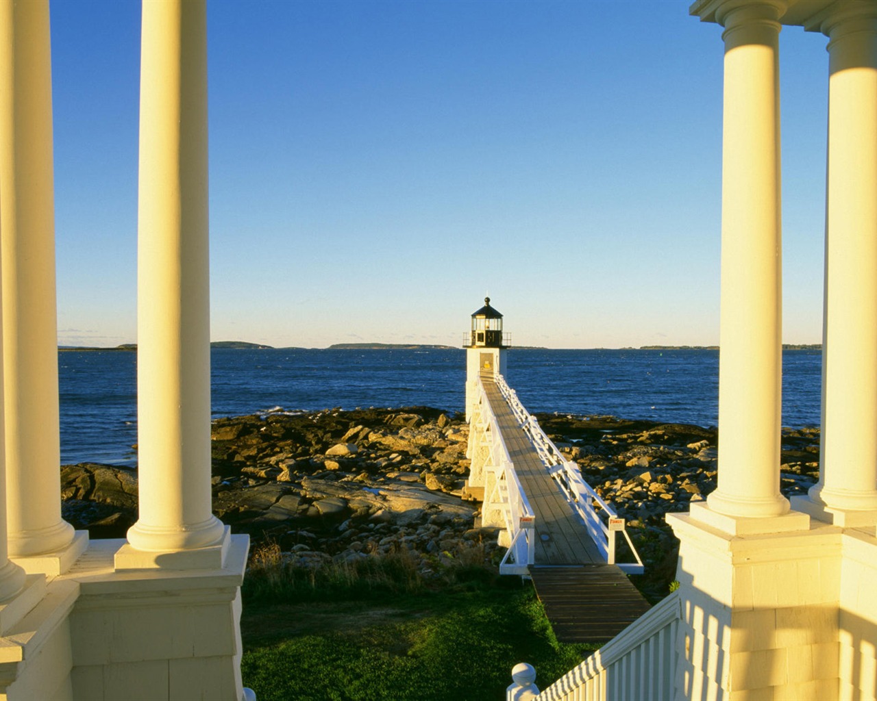 Pobřežní Lighthouse HD Wallpaper #18 - 1280x1024