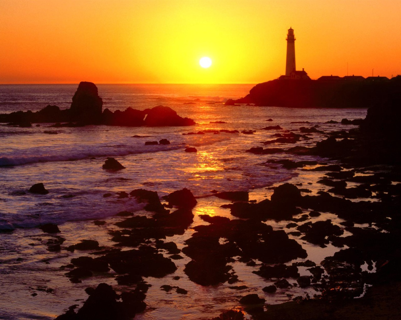 Pobřežní Lighthouse HD Wallpaper #26 - 1280x1024