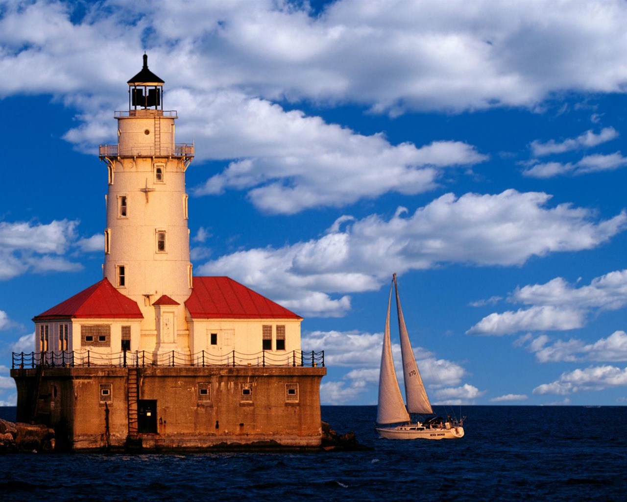 Pobřežní Lighthouse HD Wallpaper #31 - 1280x1024