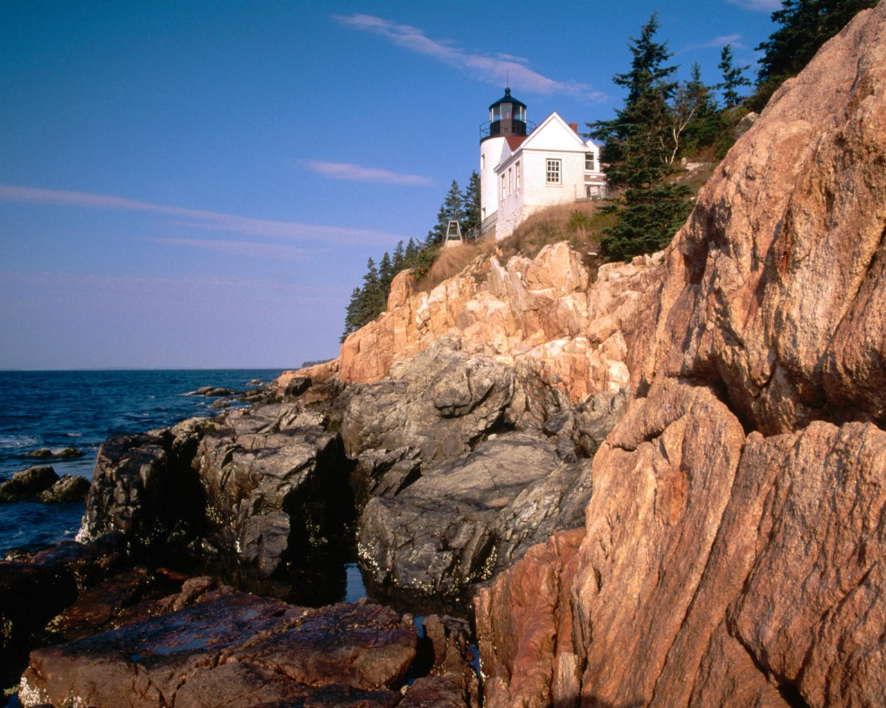 Pobřežní Lighthouse HD Wallpaper #42 - 1280x1024