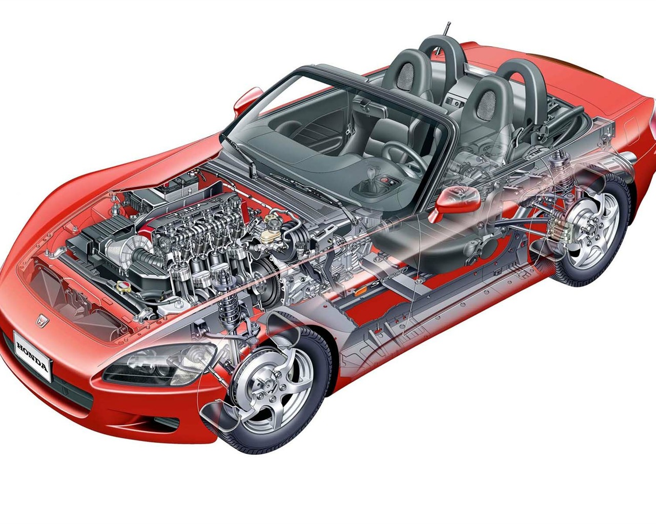 Honda S2000 cars wallpapers #10 - 1280x1024