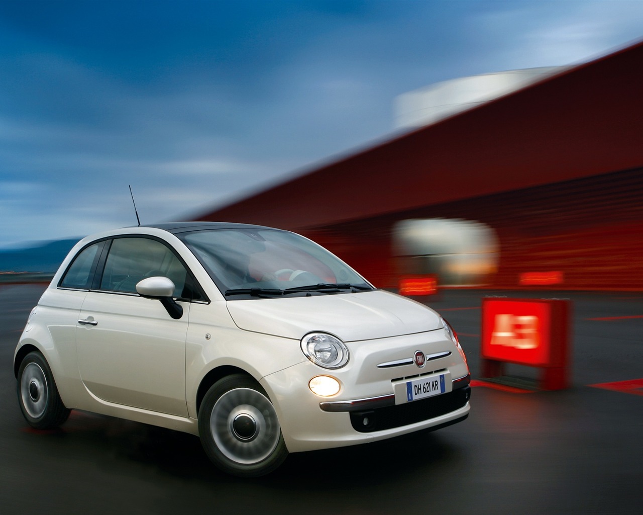 Fiat 500 tapet #1 - 1280x1024