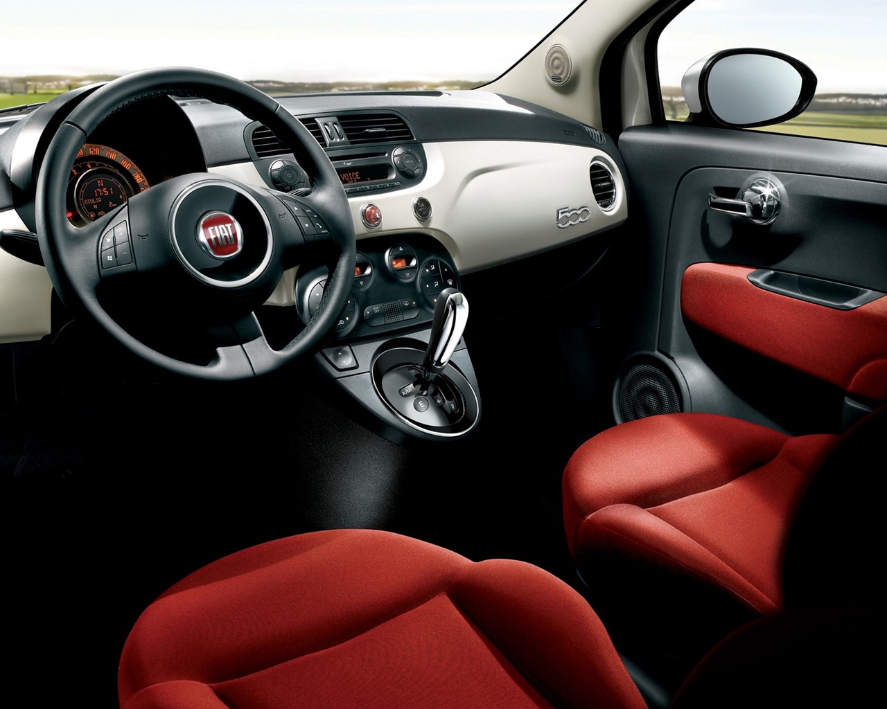 Fiat 500 wallpaper #3 - 1280x1024