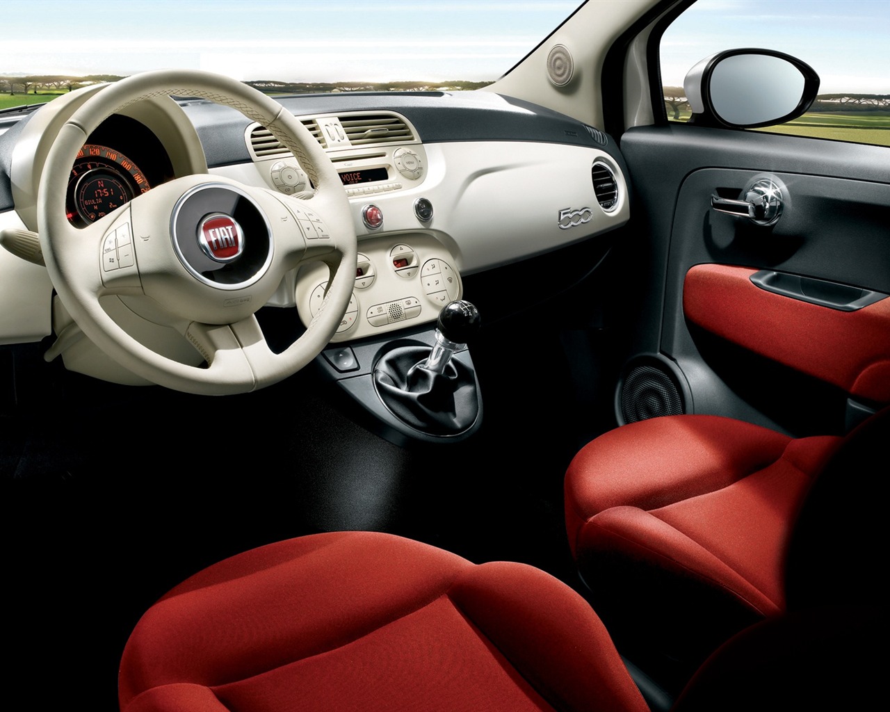 Fiat 500 wallpaper #4 - 1280x1024