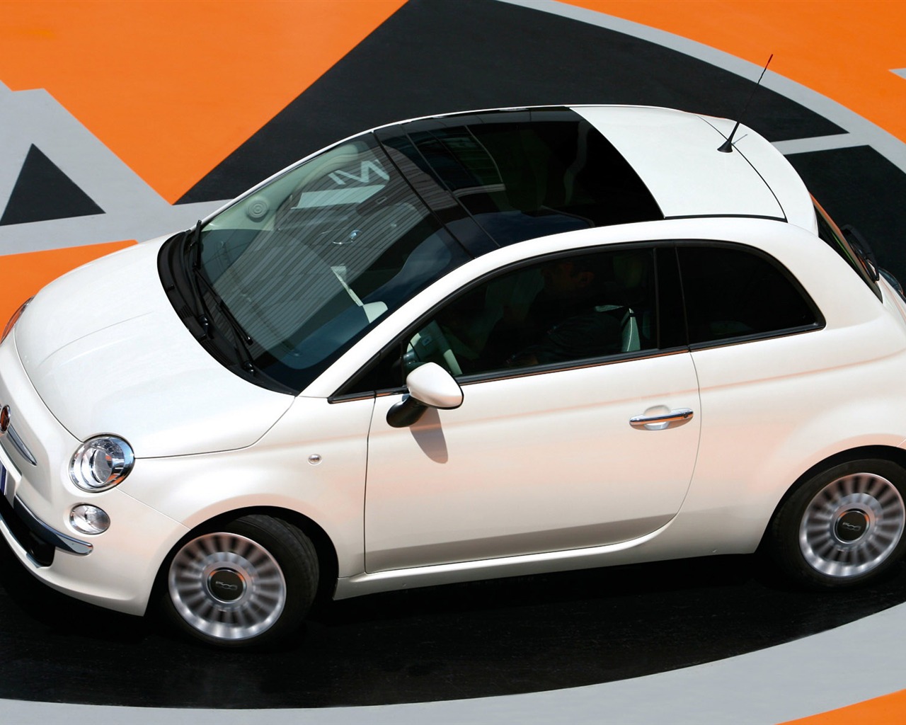 Fiat 500 tapet #5 - 1280x1024